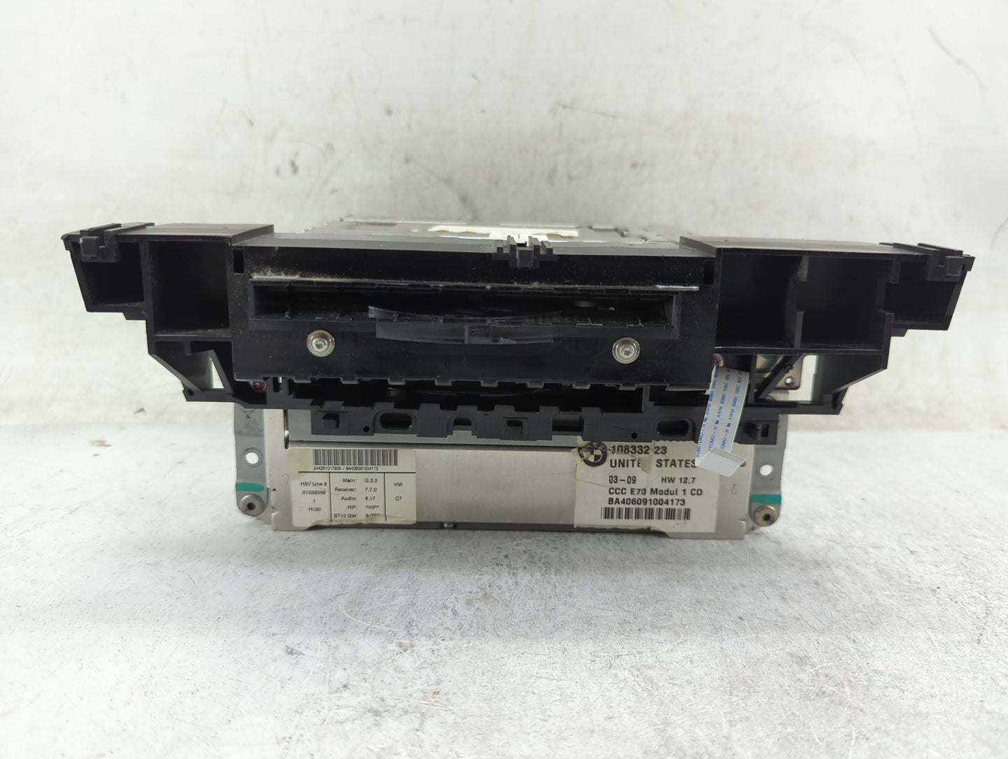2007-2010 Bmw X5 Radio AM FM Cd Player Receiver Replacement P/N:10833223 BA406091004173, A2C53323994 Fits Fits 2007 2008 200