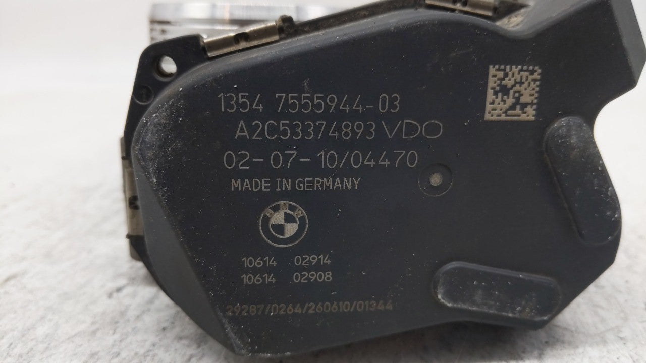 2011-2018 Bmw X5 Throttle Body P/N:7 555 944 7555944 Fits Fits 2008 2009 2010 2011 2012 2013 2014 2015 2016 2017 2018 OEM Us