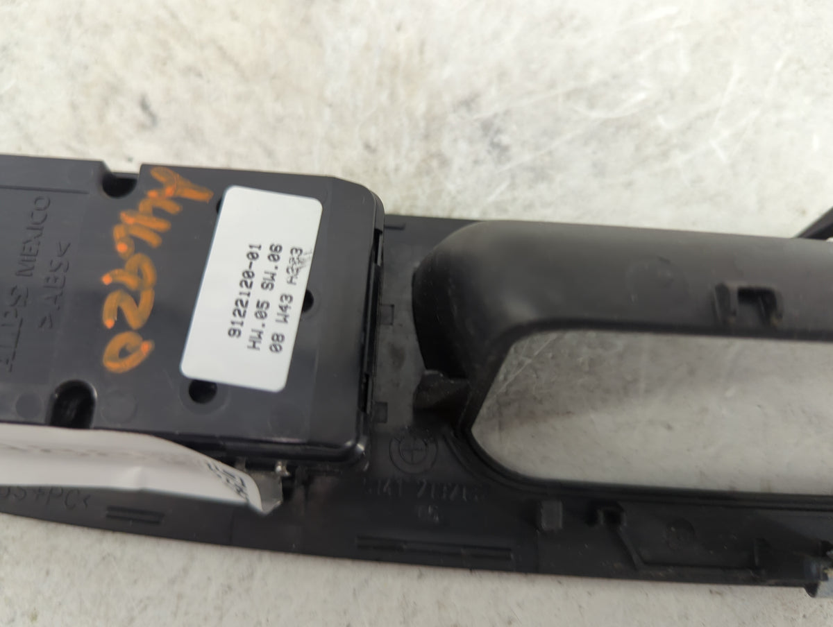 2007-2013 Bmw X5 Master Power Window Switch Replacement Driver Side Left P/N:9122128-01 9122128 Fits OEM Used Auto Parts - O