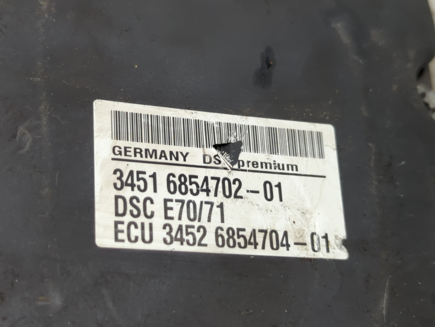 2007-2013 Bmw X5 ABS Pump Control Module Replacement P/N:3451 6854702-01 Fits Fits 2007 2008 2009 2010 2011 2012 2013 2014 O