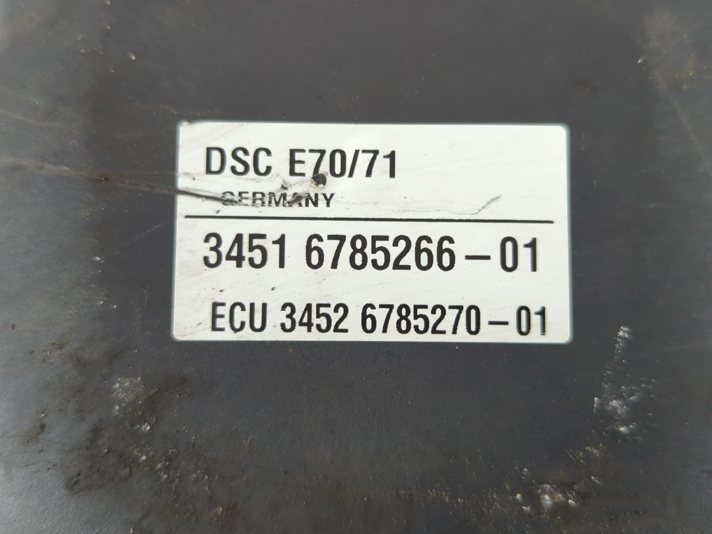 2007-2013 Bmw X5 ABS Pump Control Module Replacement P/N:3451 6785266-01 Fits Fits 2007 2008 2009 2010 2011 2012 2013 2014 O