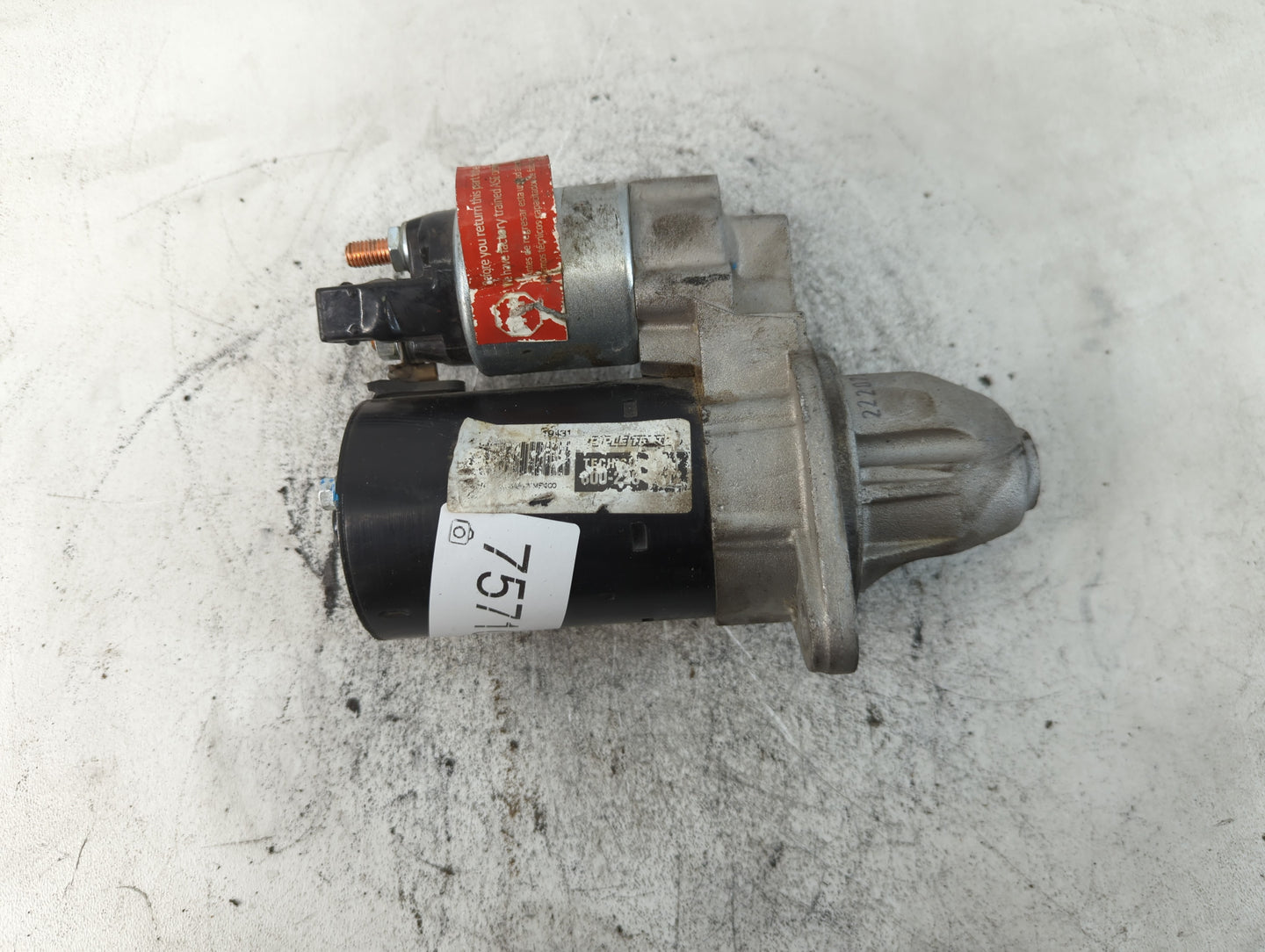 2007-2011 Bmw X5 Car Starter Motor Solenoid OEM P/N:22207040 Fits Fits 2005 2006 2007 2008 2009 2010 2011 OEM Used Auto Part