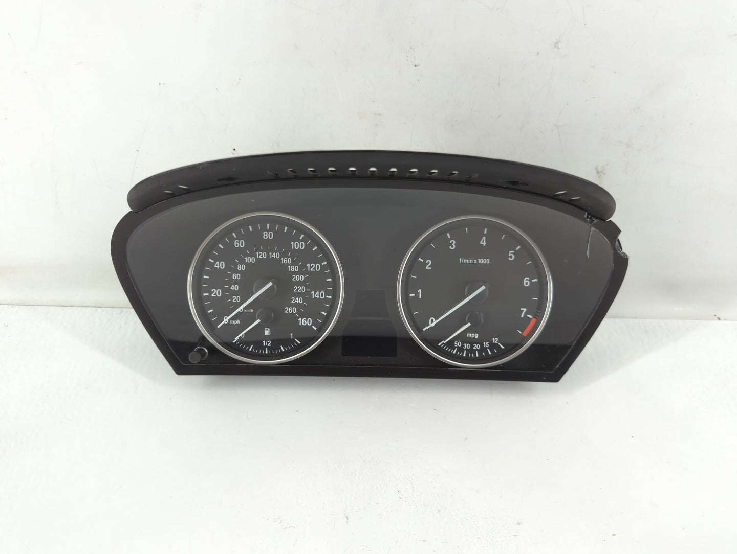 2007-2011 Bmw X5 Instrument Cluster Speedometer Gauges P/N:934539007 Fits Fits 2007 2008 2009 2010 2011 OEM Used Auto Parts 