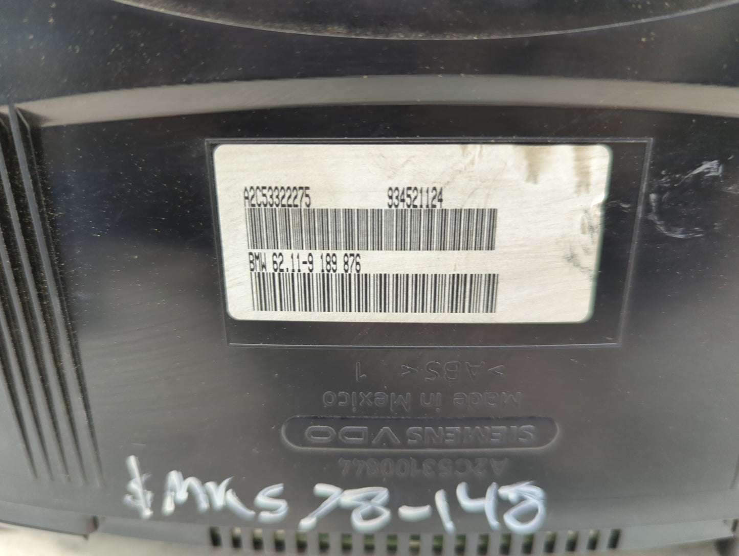 2008-2011 Bmw X6 Instrument Cluster Speedometer Gauges P/N:735611863 Miles: Fits Fits 2008 2009 2010 2011 OEM Used Auto Part