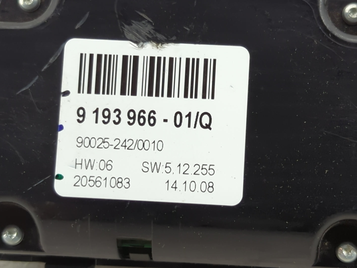 2008-2014 Bmw X6 Climate Control Module Temperature AC/Heater Replacement P/N:9 193 966 Fits OEM Used Auto Parts - Oemusedau