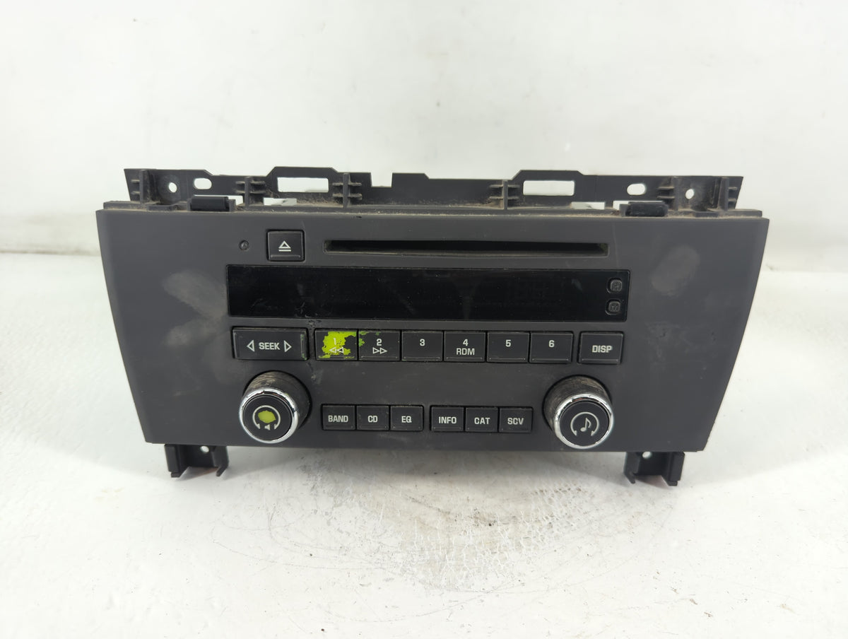 2009 Buick Allure Radio AM FM Cd Player Receiver Replacement P/N:25875834 OEM Used Auto Parts - Oemusedautoparts1.com
