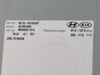 2009 Buick Enclave Radio AM FM Cd Player Receiver Replacement P/N:96170-F2100UAT Fits OEM Used Auto Parts - Oemusedautoparts