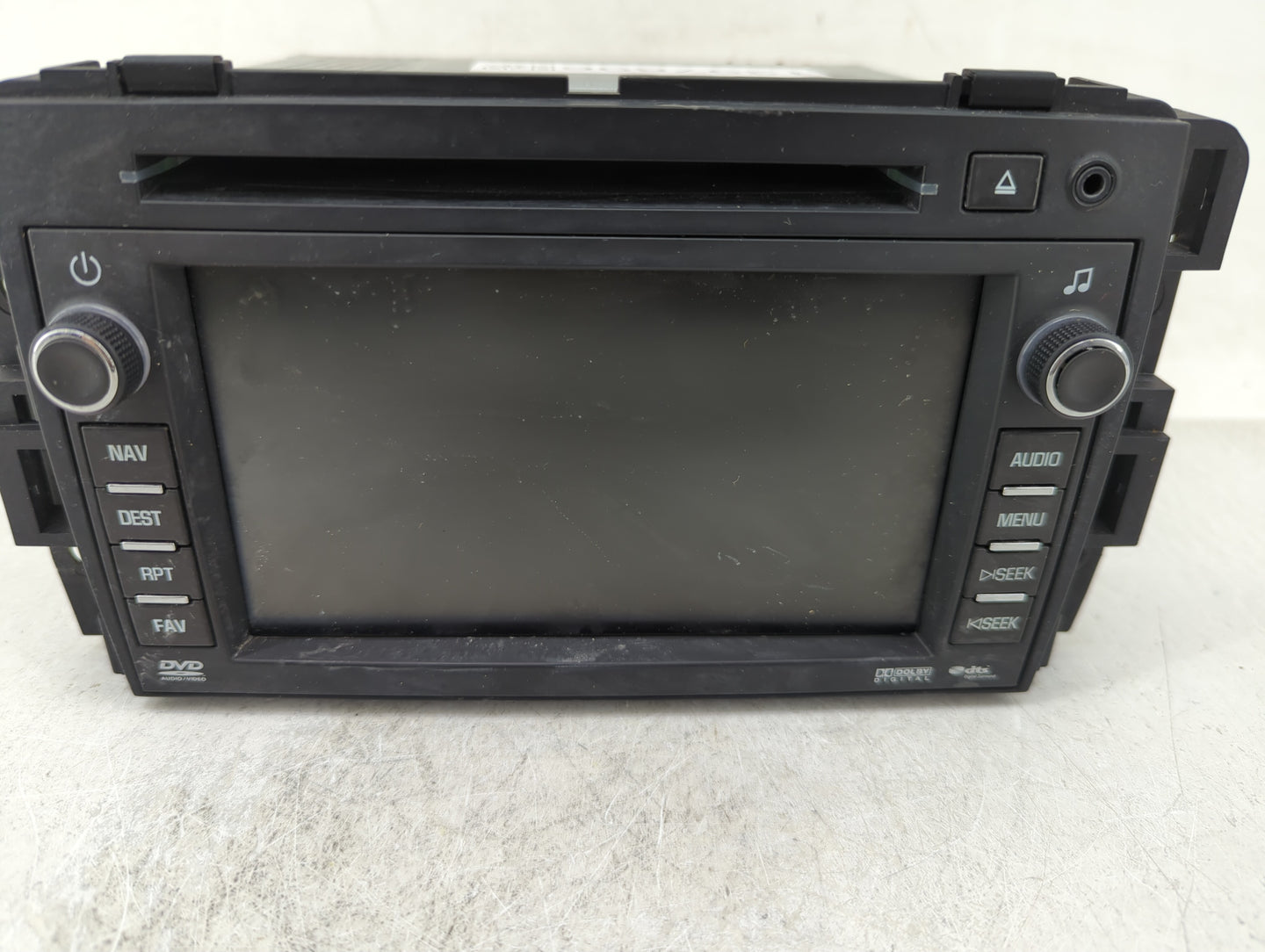 2009 Buick Enclave Radio AM FM Cd Player Receiver Replacement P/N:20792738 28181386, 09GMT967BTNAV2 Fits OEM Used Auto Parts