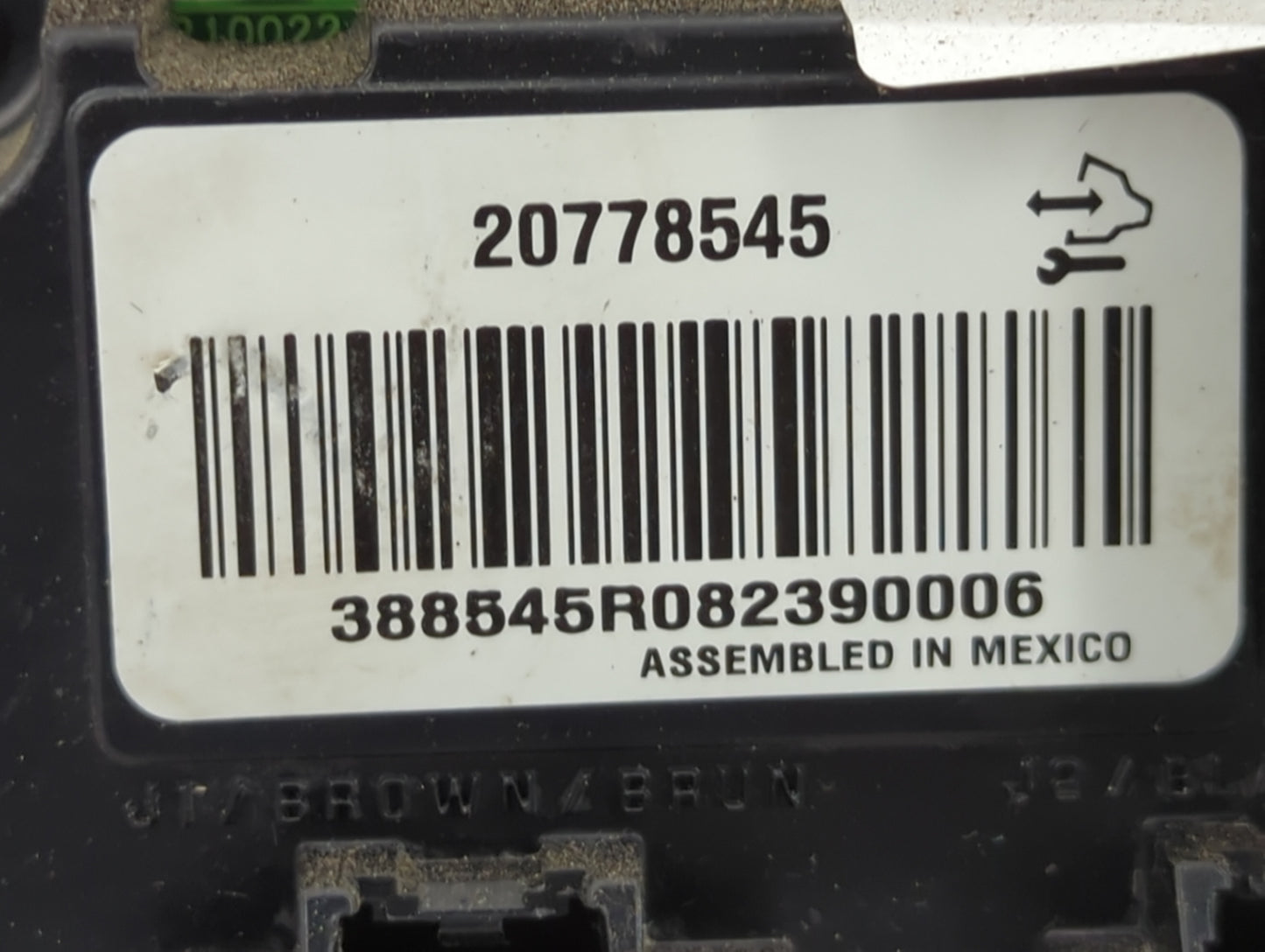 2008-2012 Buick Enclave Climate Control Module Temperature AC/Heater Replacement P/N:20778545 Fits Fits 2008 2009 2010 2011 