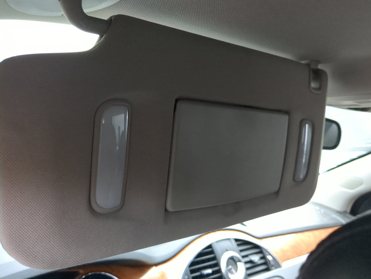 2008-2017 Buick Enclave Sun Visor Shade Replacement Driver Left Mirror Fits OEM Used Auto Parts - Oemusedautoparts1.com
