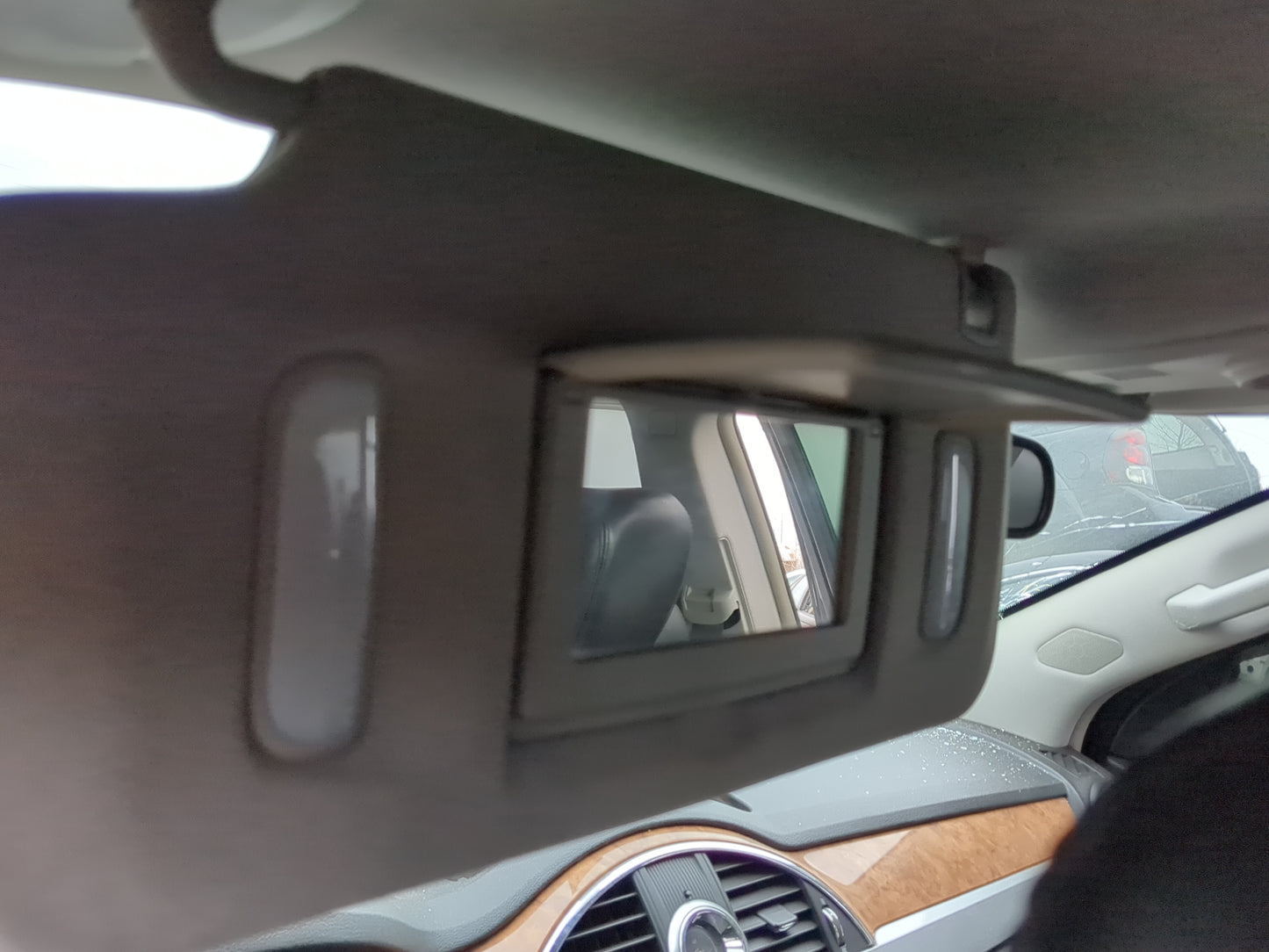 2008-2017 Buick Enclave Sun Visor Shade Replacement Driver Left Mirror Fits OEM Used Auto Parts - Oemusedautoparts1.com