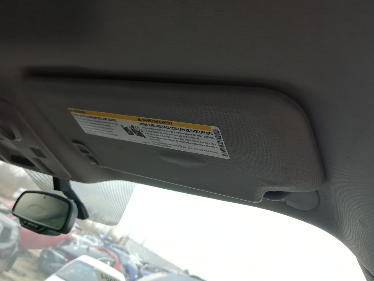 2008-2017 Buick Enclave Sun Visor Shade Replacement Passenger Right Mirror Fits OEM Used Auto Parts - Oemusedautoparts1.com