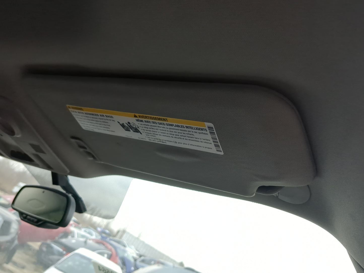 2008-2017 Buick Enclave Sun Visor Shade Replacement Passenger Right Mirror Fits OEM Used Auto Parts - Oemusedautoparts1.com