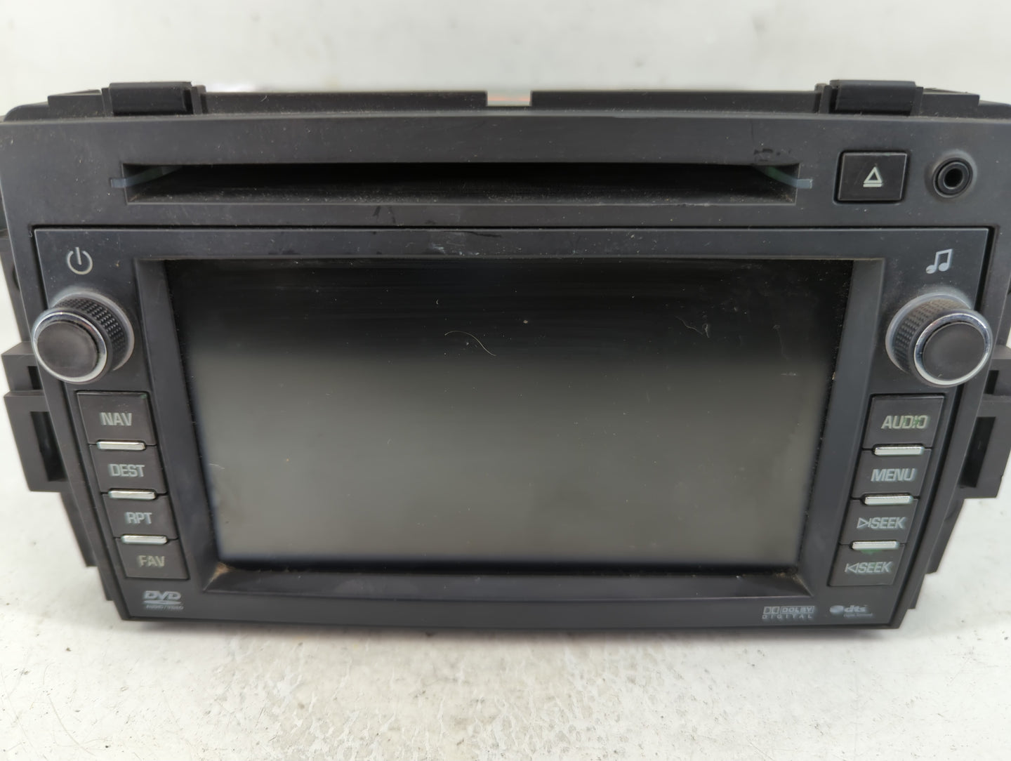 2009 Buick Enclave Radio AM FM Cd Player Receiver Replacement P/N:25175095 Fits OEM Used Auto Parts - Oemusedautoparts1.com