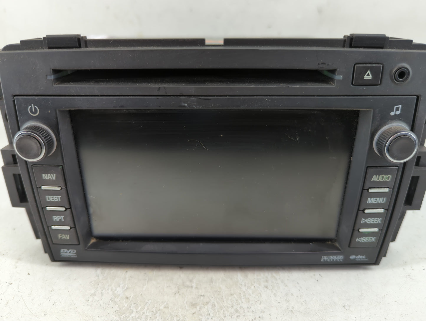 2009 Buick Enclave Radio AM FM Cd Player Receiver Replacement P/N:25175095 Fits OEM Used Auto Parts - Oemusedautoparts1.com