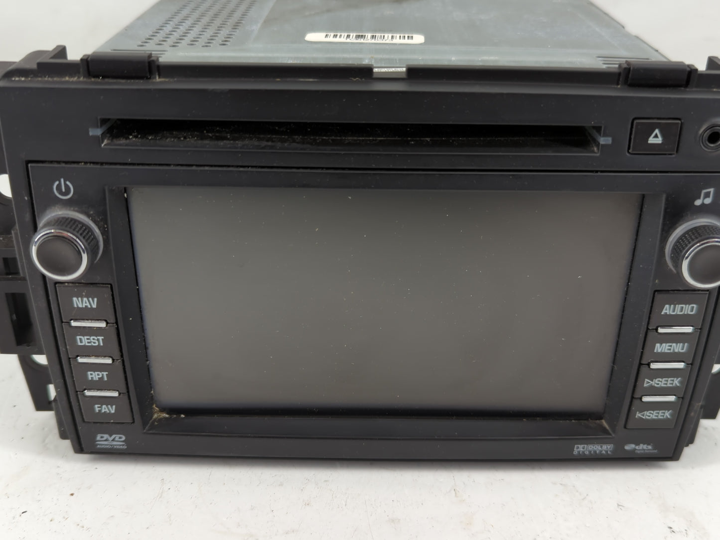 2009 Buick Enclave Radio AM FM Cd Player Receiver Replacement P/N:20792738 Fits OEM Used Auto Parts - Oemusedautoparts1.com