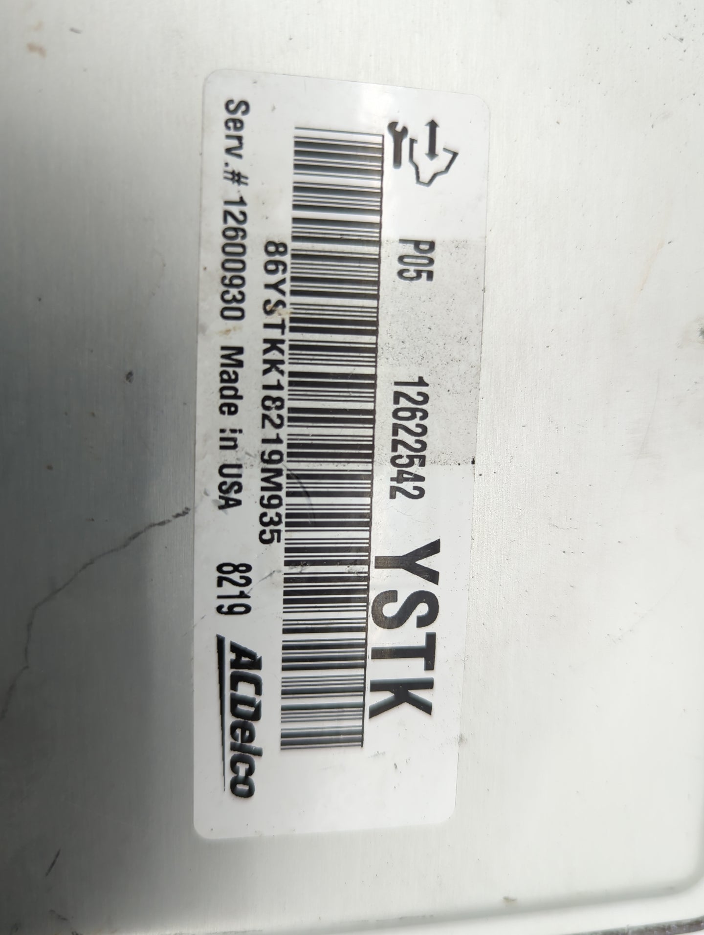 2006-2009 Buick Lacrosse PCM Engine Control Computer ECU ECM PCU OEM P/N:12622542 12600930 Fits Fits 2006 2007 2008 2009 OEM