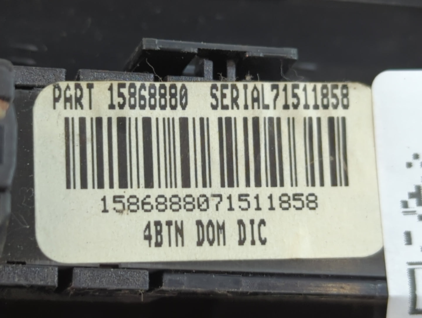 2009 Buick Lacrosse Trip Hazard TCS Fuel Control Switch - Oemusedautoparts1.com
