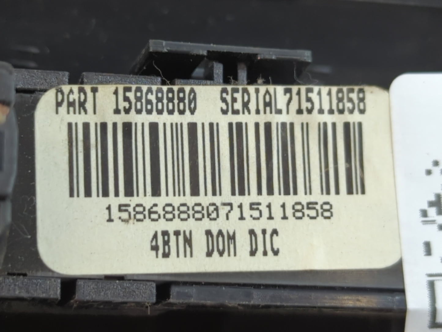 2009 Buick Lacrosse Trip Hazard TCS Fuel Control Switch - Oemusedautoparts1.com