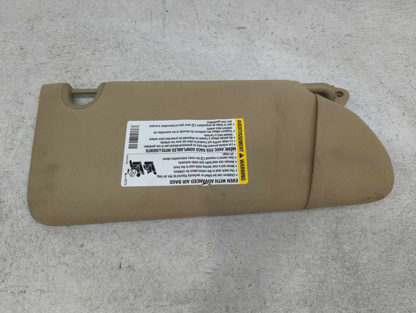 2006-2011 Buick Lucerne Sun Visor Shade Replacement Driver Left Mirror Fits Fits 2006 2007 2008 2009 2010 2011 OEM Used Auto