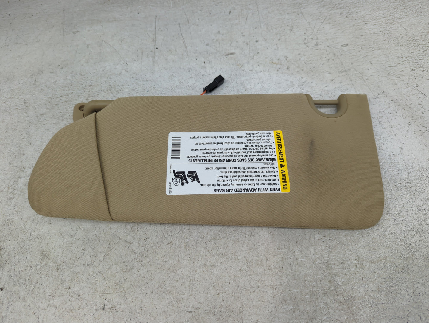 2006-2011 Buick Lucerne Sun Visor Shade Replacement Passenger Right Mirror Fits Fits 2006 2007 2008 2009 2010 2011 OEM Used 
