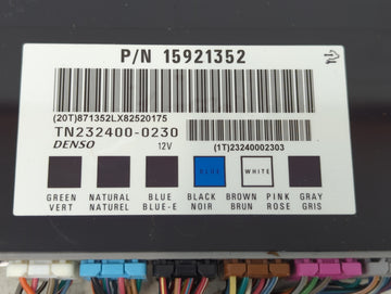 2006-2011 Buick Lucerne Body Control Module Bcm Inner Cabin Fuse Box