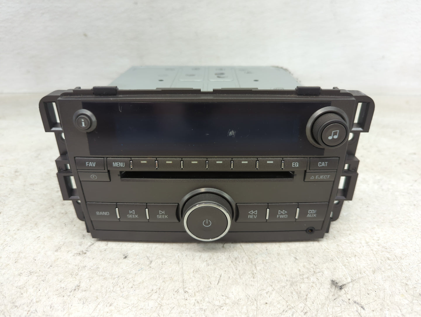 2009-2010 Buick Lucerne Radio AM FM Cd Player Receiver Replacement P/N:25992378 Fits Fits 2009 2010 OEM Used Auto Parts - Oe