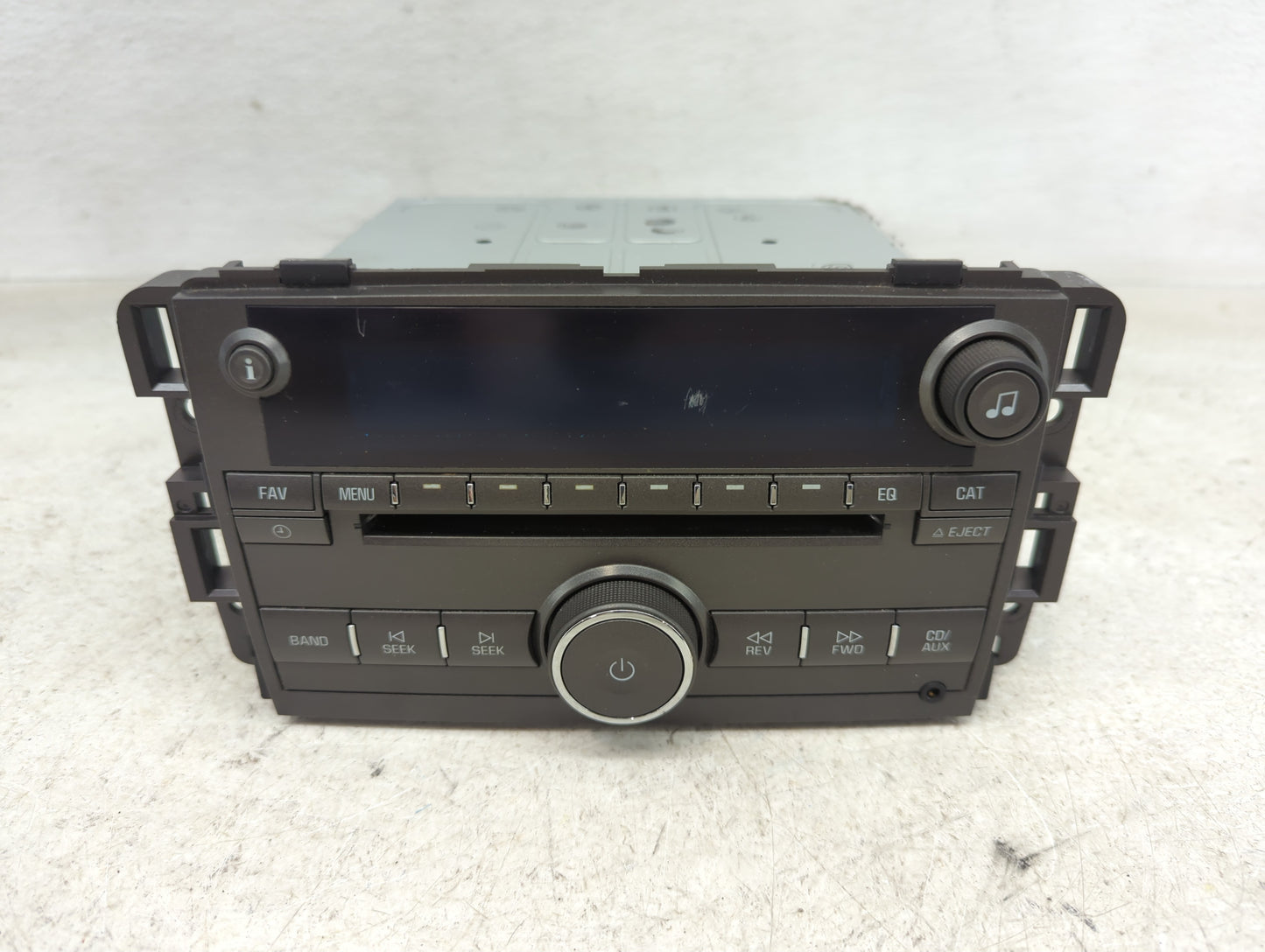2009-2010 Buick Lucerne Radio AM FM Cd Player Receiver Replacement P/N:25992378 Fits Fits 2009 2010 OEM Used Auto Parts - Oe