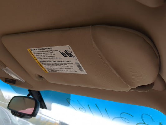 2006-2011 Buick Lucerne Sun Visor Shade Replacement Passenger Right Mirror Fits Fits 2006 2007 2008 2009 2010 2011 OEM Used 