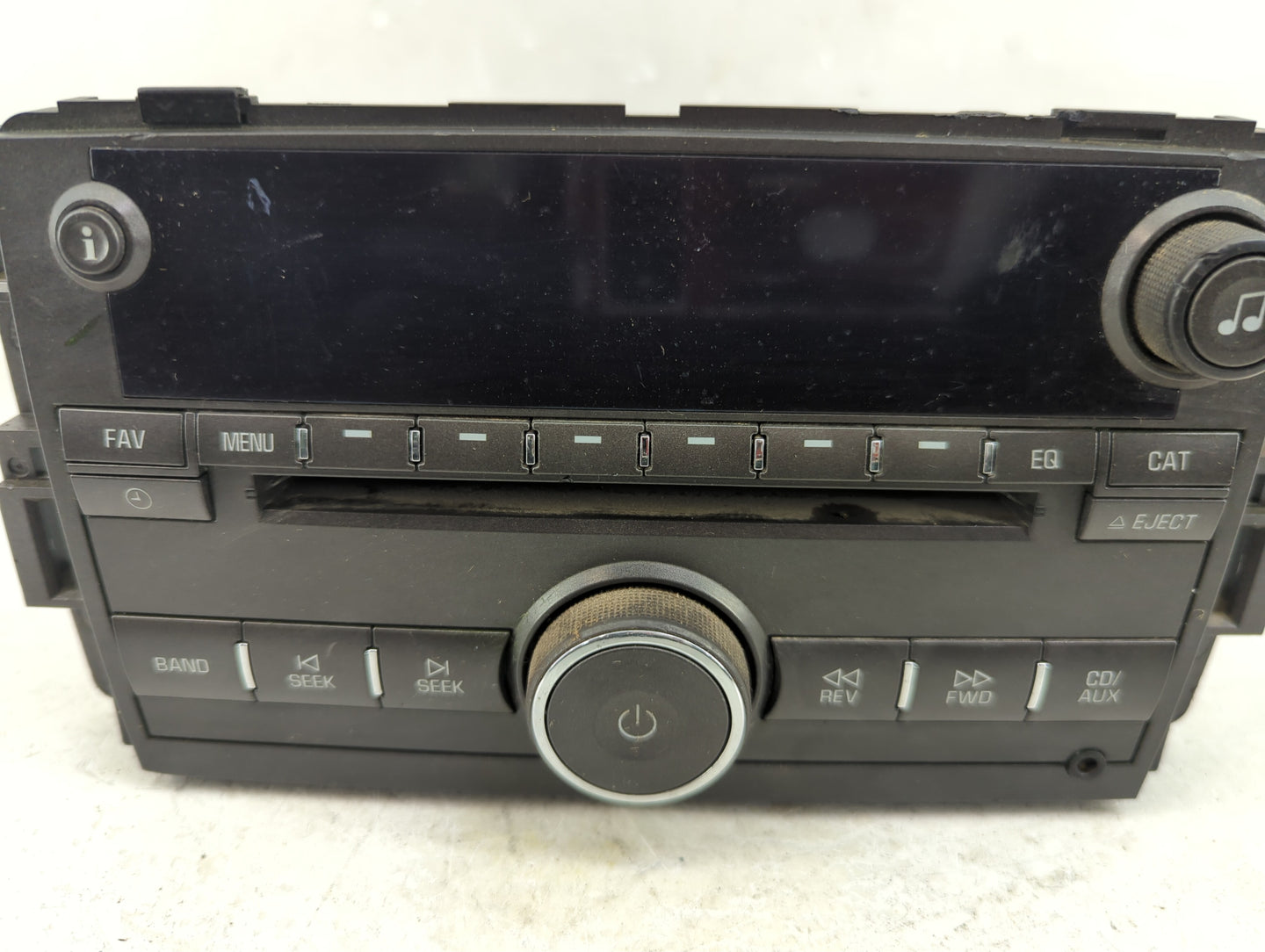 2009-2010 Buick Lucerne Radio AM FM Cd Player Receiver Replacement P/N:20763964 Fits Fits 2009 2010 OEM Used Auto Parts - Oe