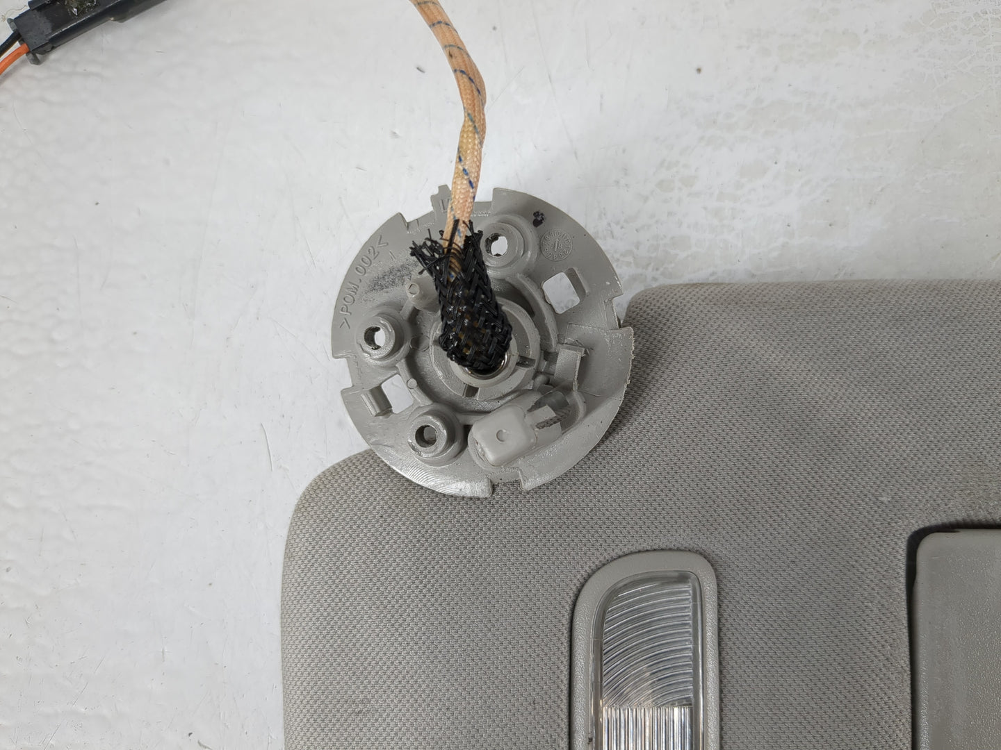 2008-2009 Cadillac Cts Sun Visor Shade Replacement Driver Left Mirror Fits Fits 2008 2009 OEM Used Auto Parts - Oemusedautop