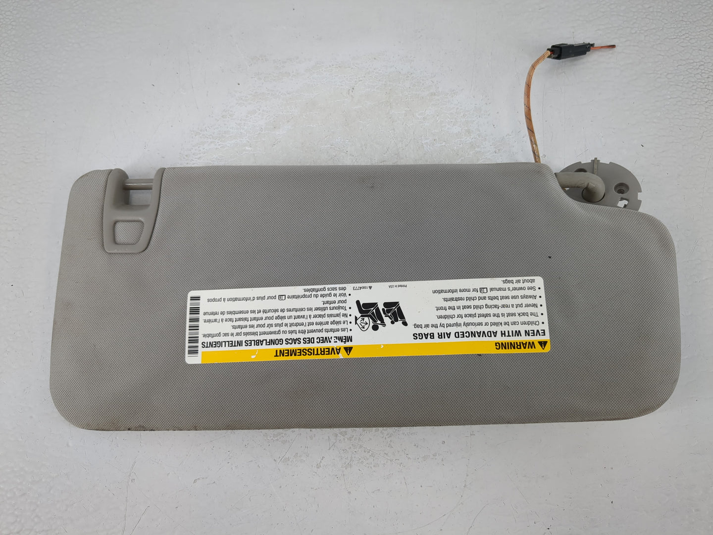 2008-2009 Cadillac Cts Sun Visor Shade Replacement Driver Left Mirror Fits Fits 2008 2009 OEM Used Auto Parts - Oemusedautop