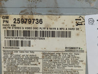 2008-2011 Cadillac Cts Radio AM FM Cd Player Receiver Replacement P/N:25979736 Fits Fits 2008 2009 2010 2011 OEM Used Auto P