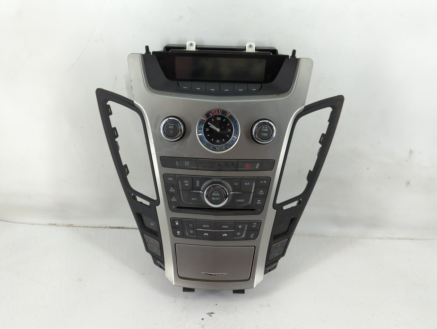 2009-2011 Cadillac Cts Radio AM FM Cd Player Receiver Replacement P/N:25960556 Fits Fits 2009 2010 2011 OEM Used Auto Parts 