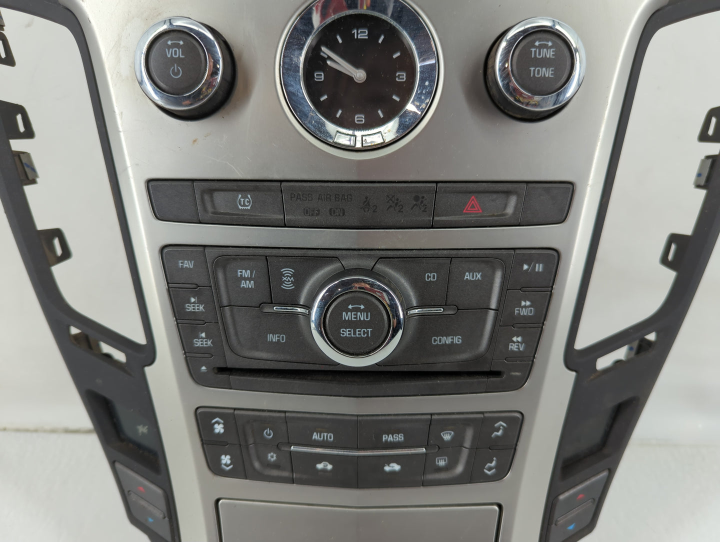 2009-2011 Cadillac Cts Radio AM FM Cd Player Receiver Replacement P/N:25960556 Fits Fits 2009 2010 2011 OEM Used Auto Parts 