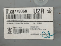 2008-2009 Cadillac Cts Radio AM FM Cd Player Receiver Replacement P/N:20773369 Fits Fits 2008 2009 OEM Used Auto Parts - Oem