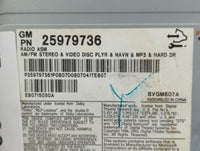 2008-2011 Cadillac Cts Radio AM FM Cd Player Receiver Replacement P/N:25979736 Fits Fits 2008 2009 2010 2011 OEM Used Auto P