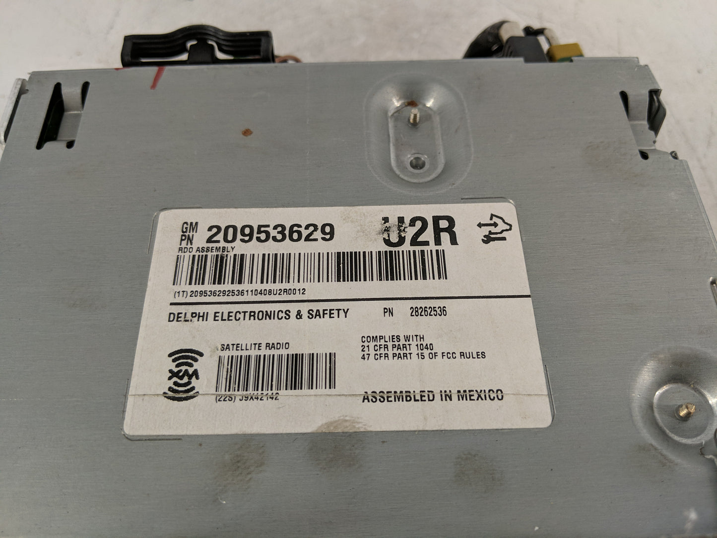 2009-2014 Cadillac Cts Radio AM FM Cd Player Receiver Replacement P/N:20857843 Fits Fits 2009 2010 2011 2012 2013 2014 OEM U