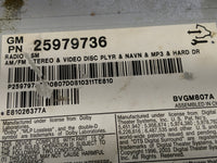 2008-2011 Cadillac Cts Radio AM FM Cd Player Receiver Replacement P/N:25978736 Fits Fits 2008 2009 2010 2011 OEM Used Auto P
