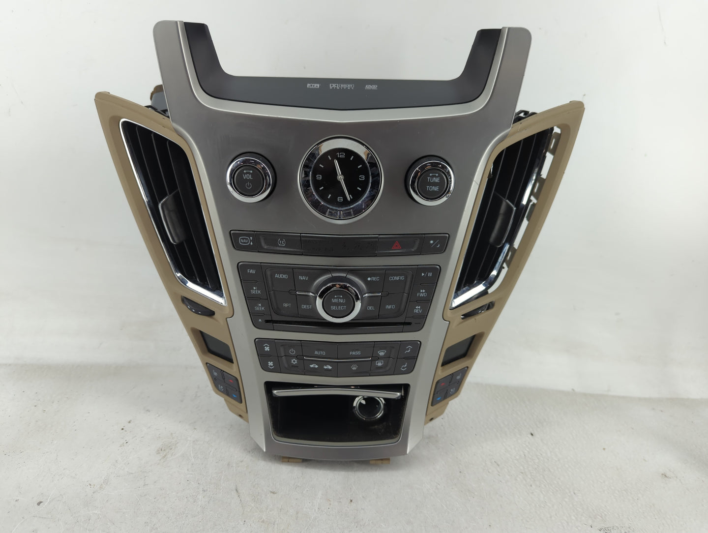 2008-2009 Cadillac Cts Radio AM FM Cd Player Receiver Replacement P/N:25960570 Fits Fits 2008 2009 OEM Used Auto Parts - Oem