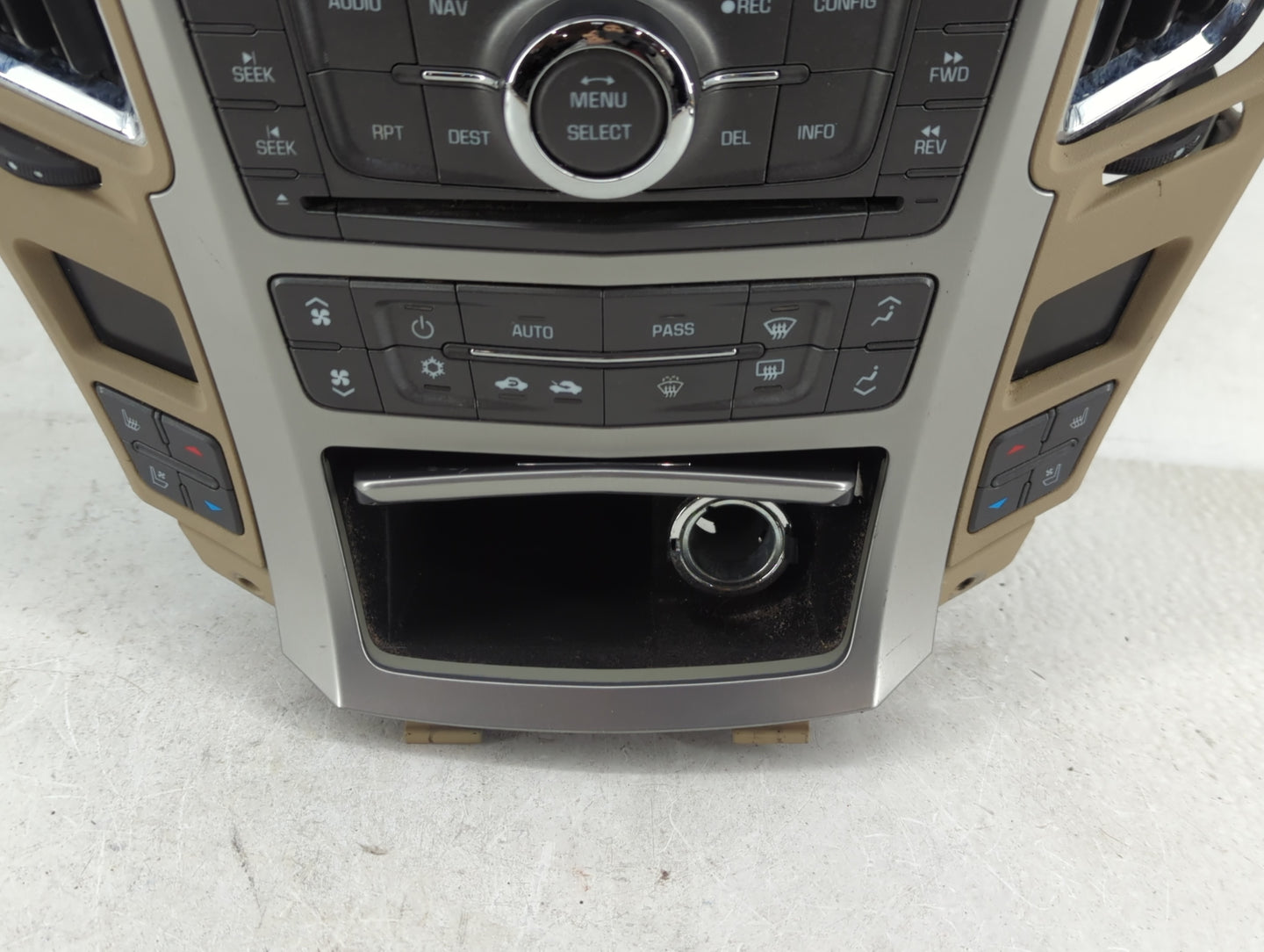 2008-2009 Cadillac Cts Radio AM FM Cd Player Receiver Replacement P/N:25960570 Fits Fits 2008 2009 OEM Used Auto Parts - Oem