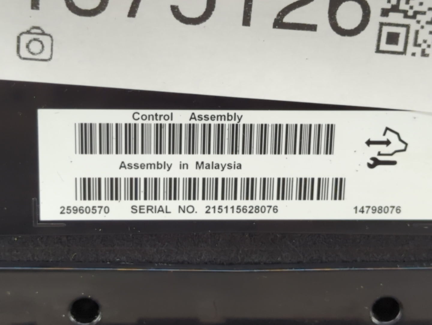 2008-2009 Cadillac Cts Radio AM FM Cd Player Receiver Replacement P/N:25960570 Fits Fits 2008 2009 OEM Used Auto Parts - Oem