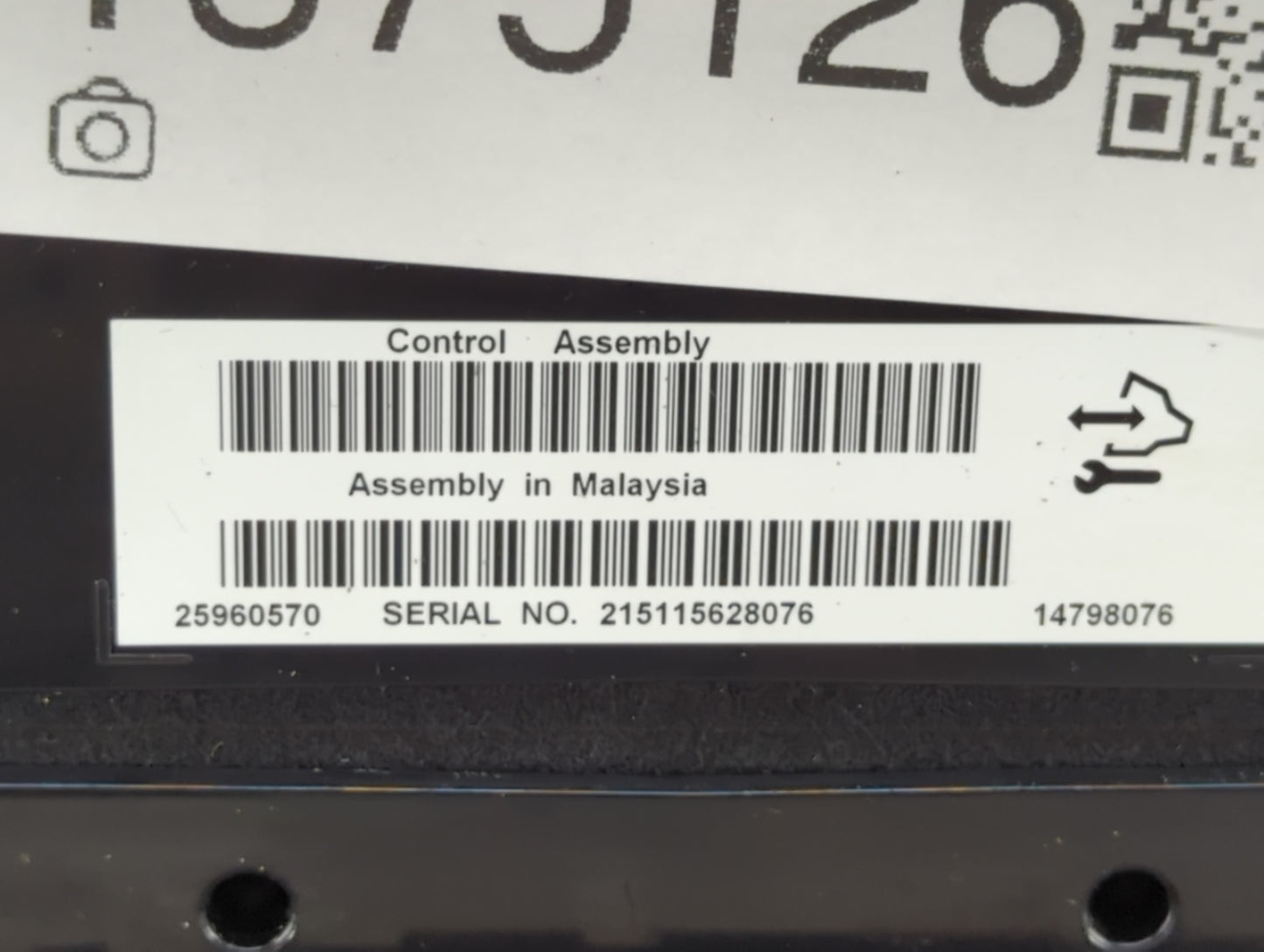 2008-2009 Cadillac Cts Radio AM FM Cd Player Receiver Replacement P/N:25960570 Fits Fits 2008 2009 OEM Used Auto Parts - Oem