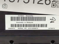 2008-2009 Cadillac Cts Radio AM FM Cd Player Receiver Replacement P/N:25960570 Fits Fits 2008 2009 OEM Used Auto Parts - Oem