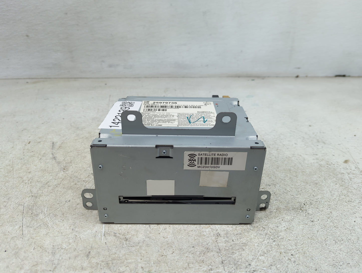 2009-2013 Cadillac Cts Radio AM FM Cd Player Receiver Replacement P/N:25979736 Fits Fits 2009 2010 2011 2012 2013 OEM Used A