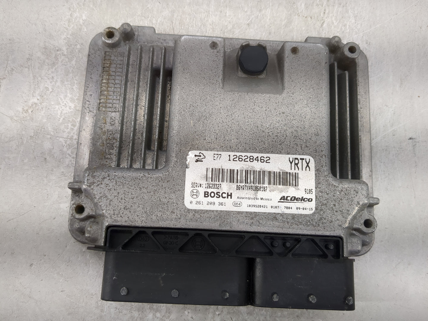 2008-2009 Cadillac Cts PCM Engine Control Computer ECU ECM PCU OEM P/N:0 261 209 361 12628462 Fits Fits 2008 2009 OEM Used A