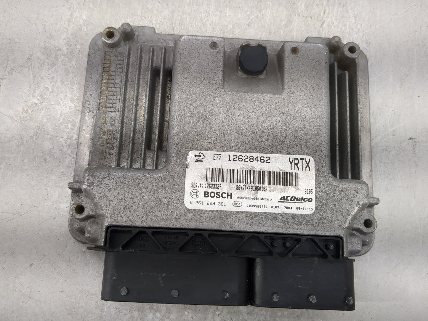 2008-2009 Cadillac Cts PCM Engine Control Computer ECU ECM PCU OEM P/N:0 261 209 361 12628462 Fits Fits 2008 2009 OEM Used A