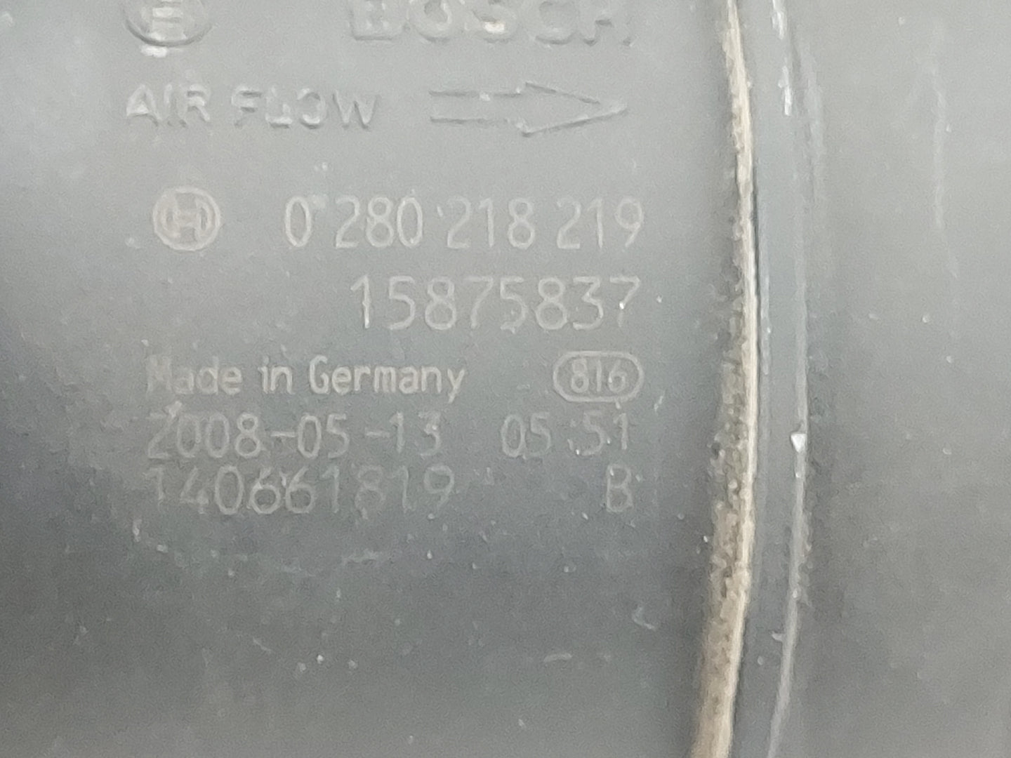 2008-2011 Cadillac Cts Mass Air Flow Meter Maf 1487550 - Oemusedautoparts1.com