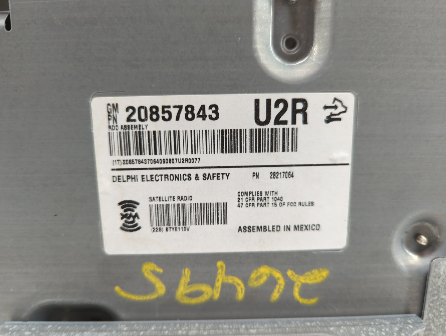 2009-2014 Cadillac Cts Am Fm Cd Player Radio Receiver - Oemusedautoparts1.com