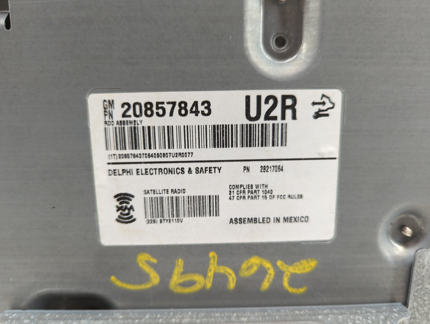 2009-2014 Cadillac Cts Am Fm Cd Player Radio Receiver - Oemusedautoparts1.com